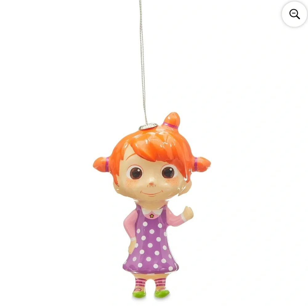 NEW Cocomelon Yoyo Little Girl Christmas Tree Decoupage Holiday Ornament